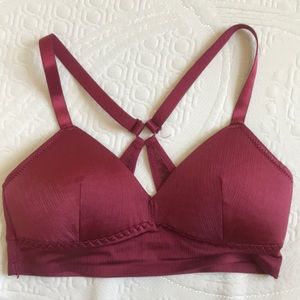Pretty Cranberry Sport Bra